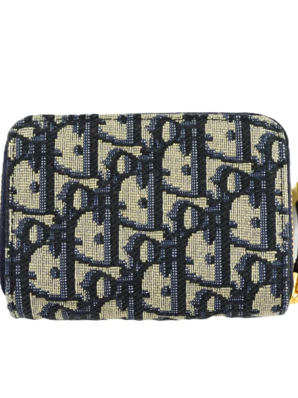 Christian Dior Signature logo zip around wallet #202-72